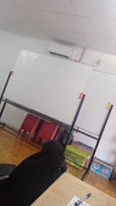 papan tulis whiteboard standing magnetik