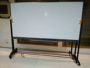 papan tulis whiteboard standing magnetik